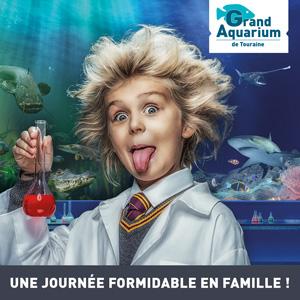 E-Billet Enfant Grand Aquarium Touraine -  validité jusqu'au 31-08-2025